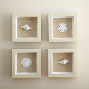 Seashell Wall Du00e9cor Set (Set of 4)