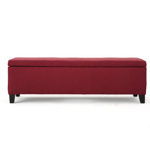 Red Bedroom Benches You Ll Love Wayfair Quickview Deep Red