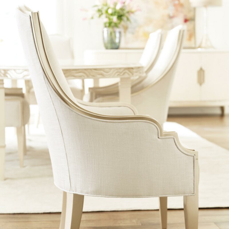 Caracole Compositions Adela High Back Upholstered Dining Chair Wayfair