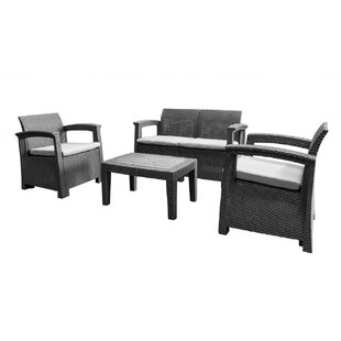 Ashby 4 Seater Rattan Sofa Set Image