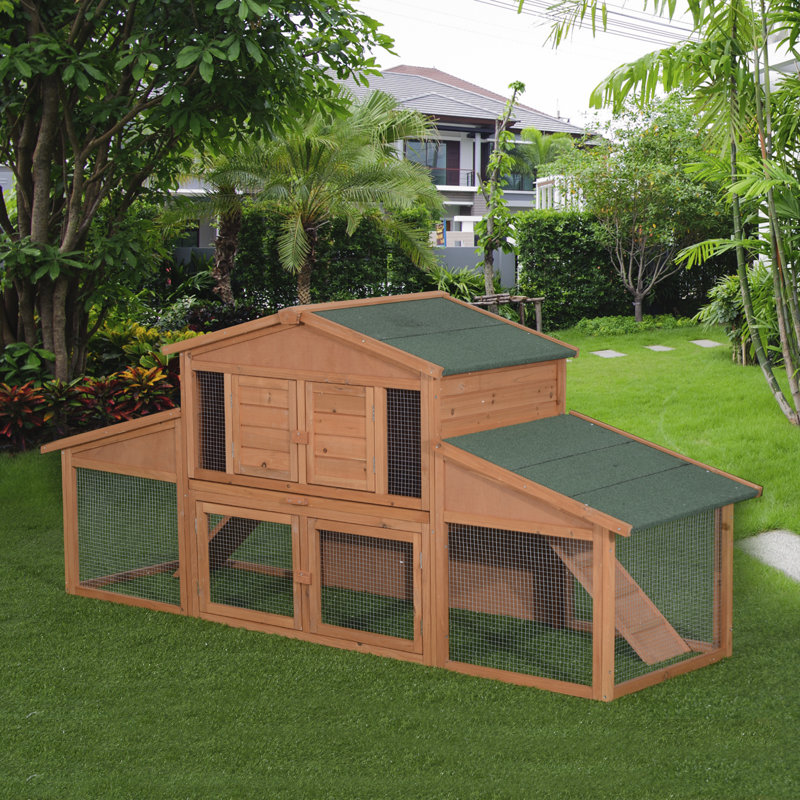 large rabbit cage outdoor