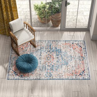 Solo Rugs Mesut Contemporary Blue Oriental Inddor Kitchen Bedroom Living Room Area Rug Carpet 5 x 8 
