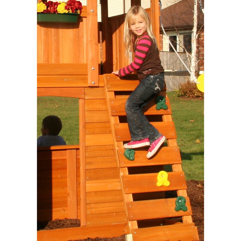 grandview deluxe wooden playset