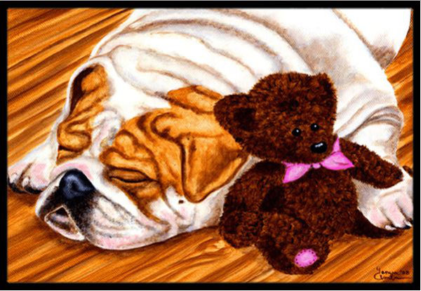 english bulldog teddy bear