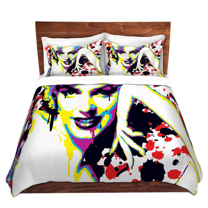 East Urban Home Marilyn Monroe V Duvet Cover Set Wayfair