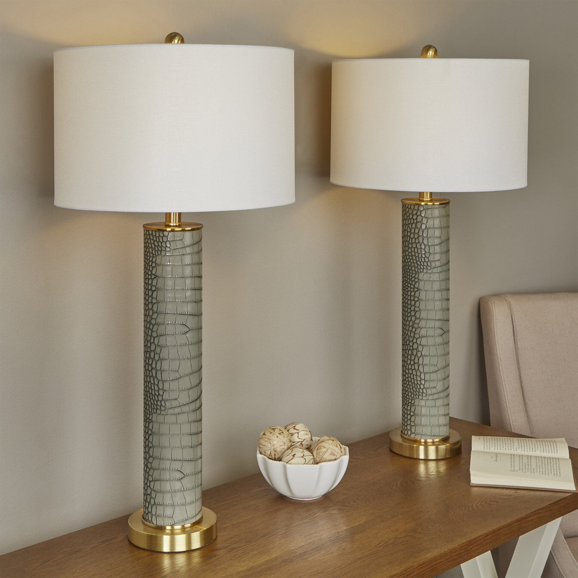 Willa Arlo Interiors Moira Modern 33 Table Lamp Set Reviews Wayfair