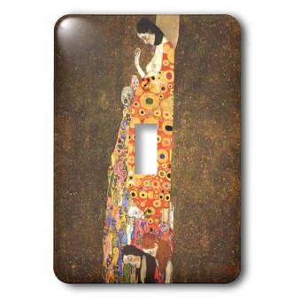 3drose Klimt Famous Painting Hope 1 Gang Toggle Light Switch Wall