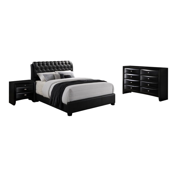 Plumwood Platform Configurable Bedroom Set