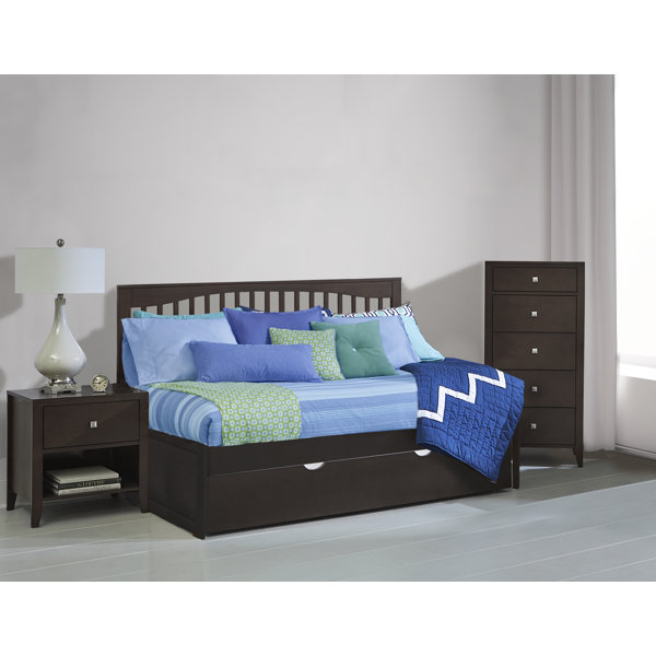 Harriet Bee Angelos Mission Twin Daybed With Trundle Wayfair