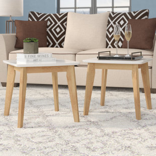 Go to store & view more images Langley Street Madeleine Modern End Table (Set of 2)