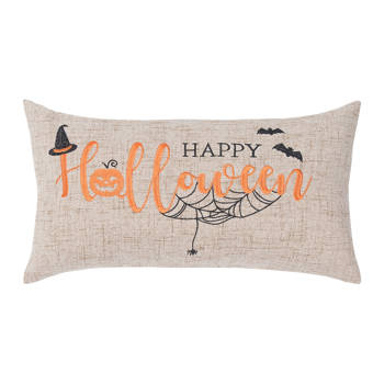The Holiday Aisle Sevigny Happy Halloween Lumbar Pillow Reviews