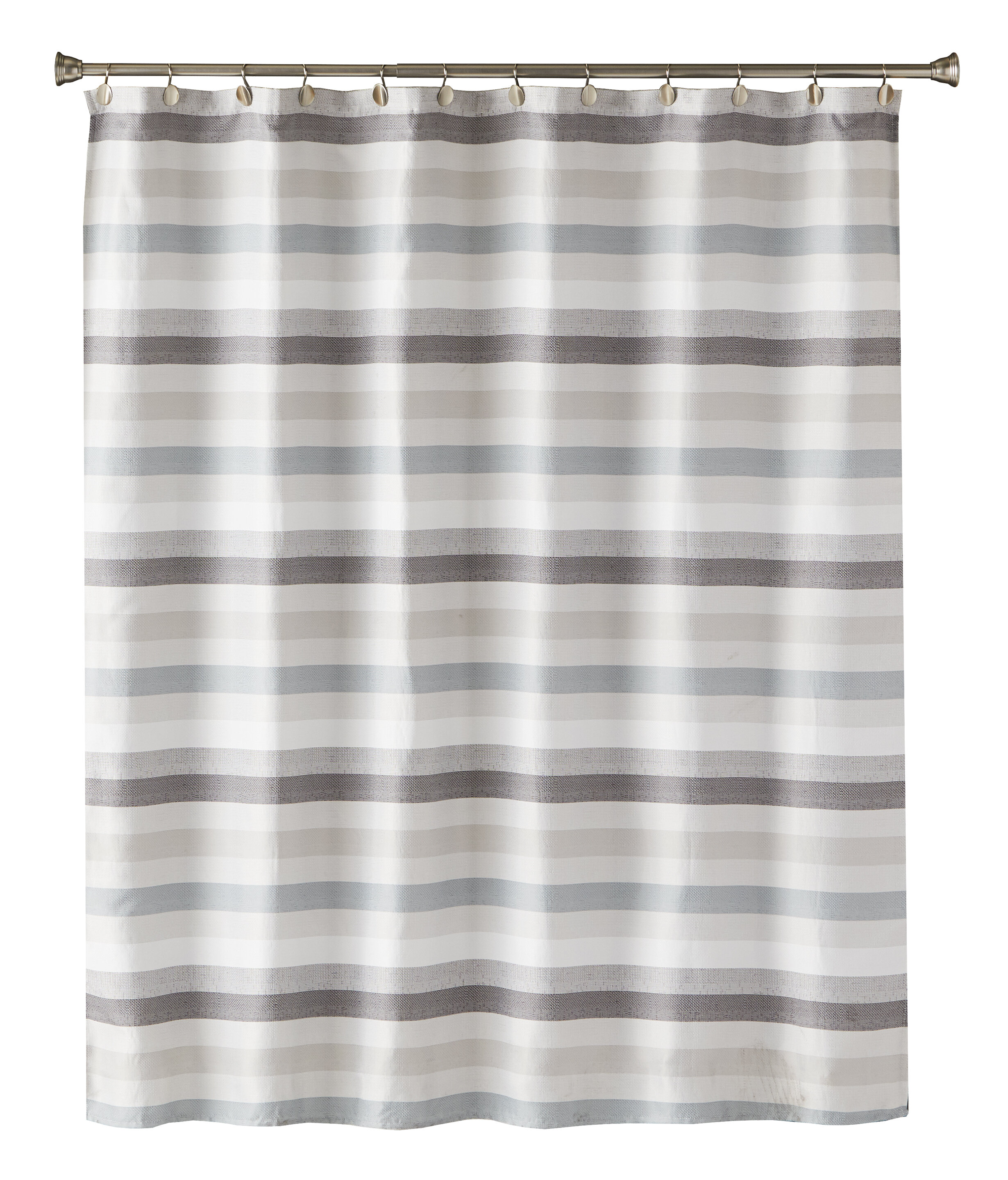 Highland Dunes Lau Striped Single Shower Curtain Reviews Wayfair