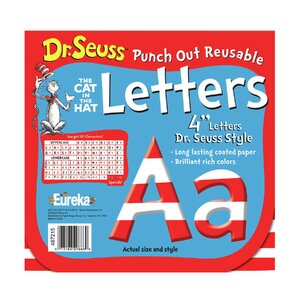 Dr Seuss 4 in Letters