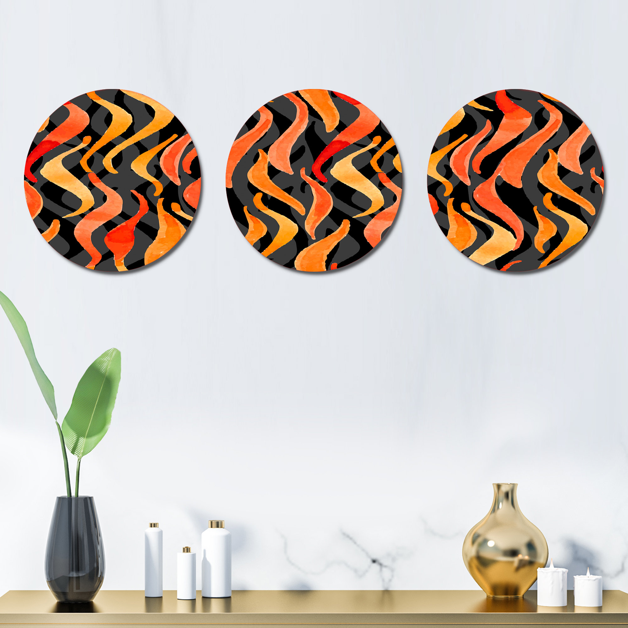 East Urban Home 3 Piece Modern Wall Decor Set Wayfair