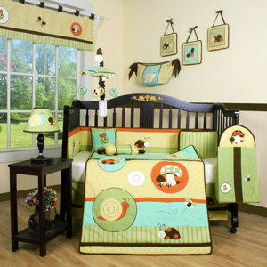 Boutique Garden Paradise 13 Piece Crib Bedding Set