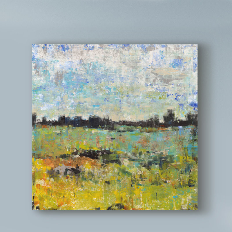 Highland Dunes Across The Tall Grass I Acrylic Painting Print On
