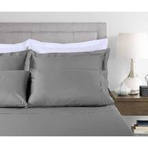 Glorious Bedding Flat Sheet+2 Pillow Case Egyptian Cotton Queen Size All Solid