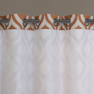 Typhon Ikat Room Darkening Grommet Single Curtain Panel