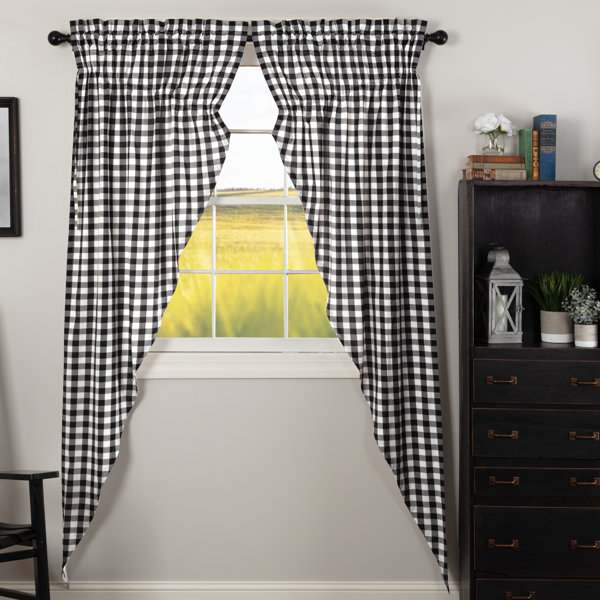 Green Buffalo Check Curtains Wayfair