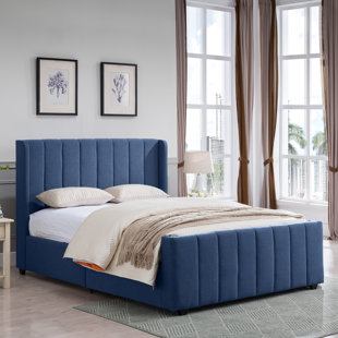 Go to store & view more images Alasdair Queen Upholstered Panel Bed by Grovelane Teen