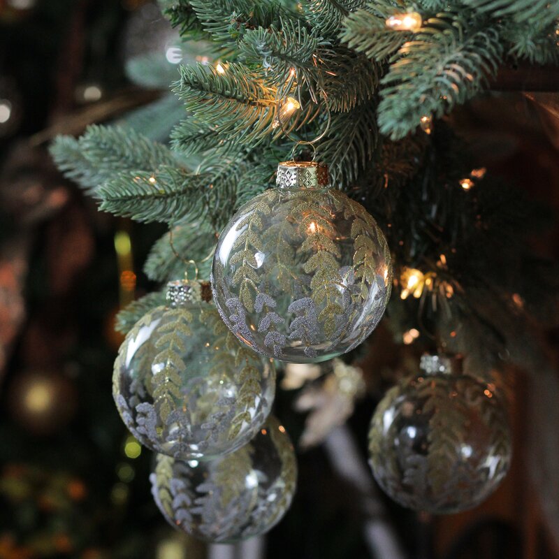 silver christmas ornament balls