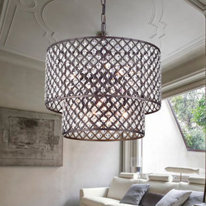 Cottonwood 8-Light Drum Chandelier