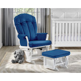 navy blue glider chair