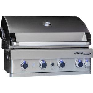 Turbo Elite 4-Burner Built-In Gas Grill