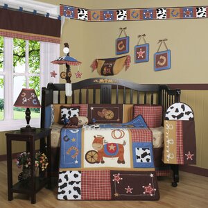 Kiley Patchwork 13 Piece Crib Bedding Set