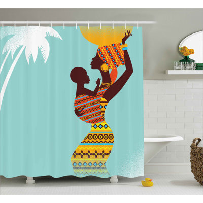 African Print Shower Curtains Wayfair