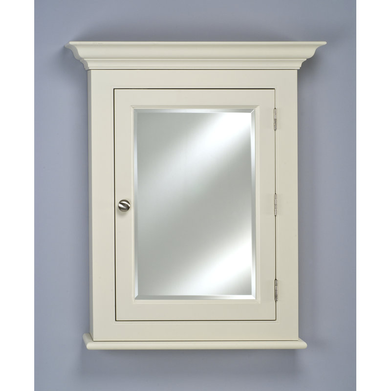 Andover Mills Violetta Surface Mount Framed 1 Door Medicine Cabinet With Adjustable Shelves Reviews Wayfair