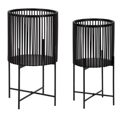 Deidra 2 Piece Plant Stand Set
