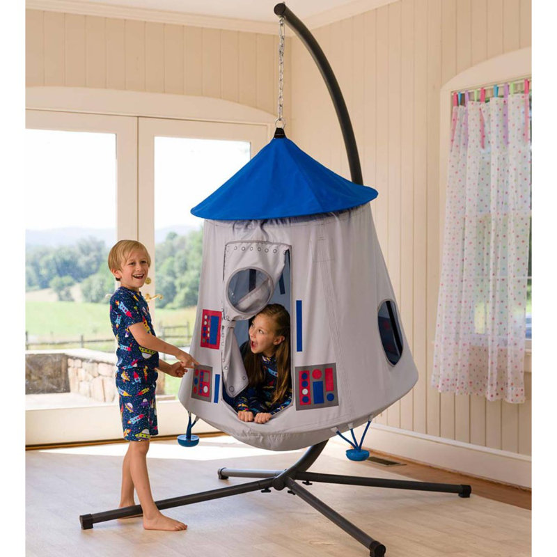 hanging tent chair with stand