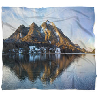 East Urban Home Landscape Coniston Water In The Lake District Blanket Wayfair