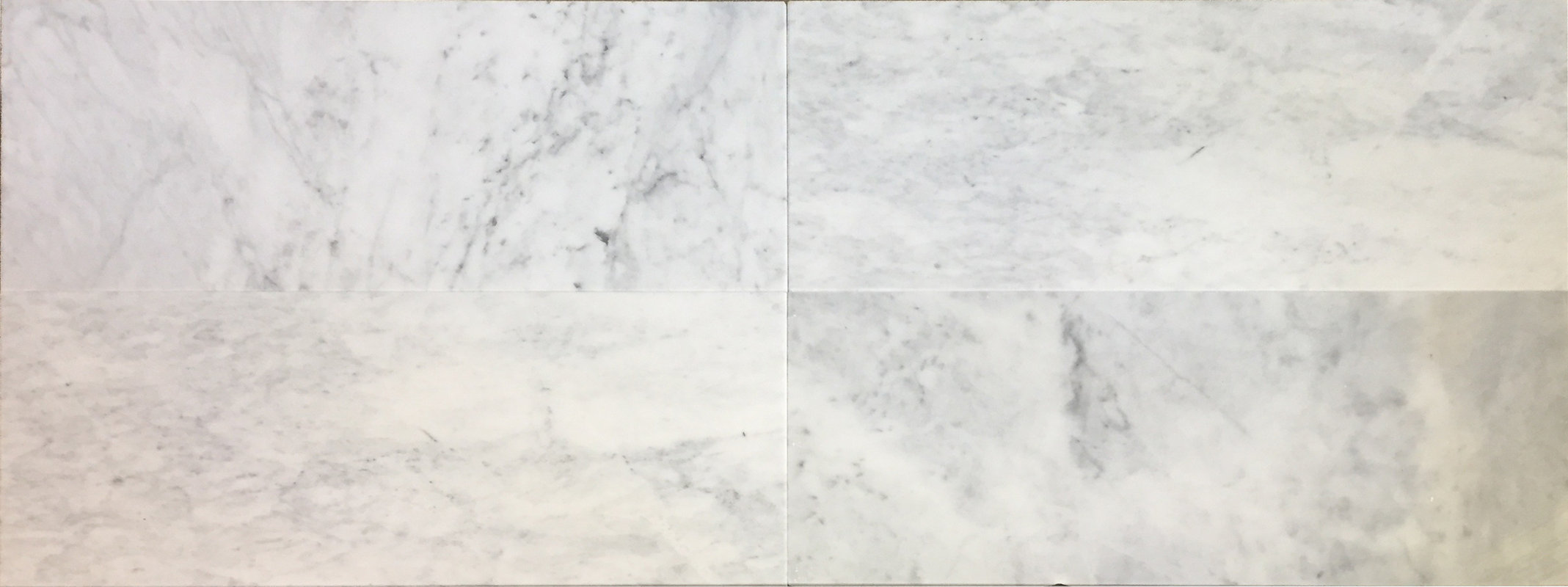 Bella Via 4 X 24 Carrara Marble Bullnose Field Tile In White Gray 4 X 24 Carrara Marble Bullnose Field Tile In