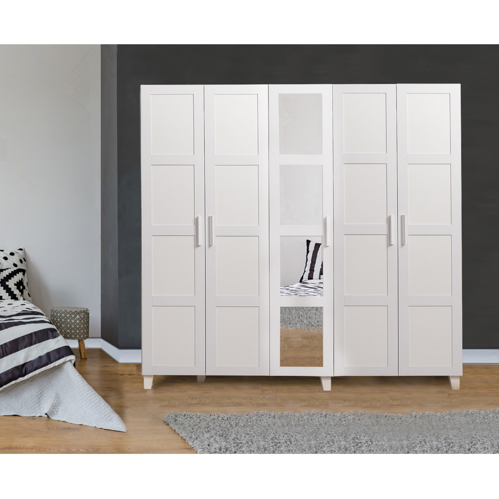 East Urban Home Manufactured Wood Armoire | Wayfair