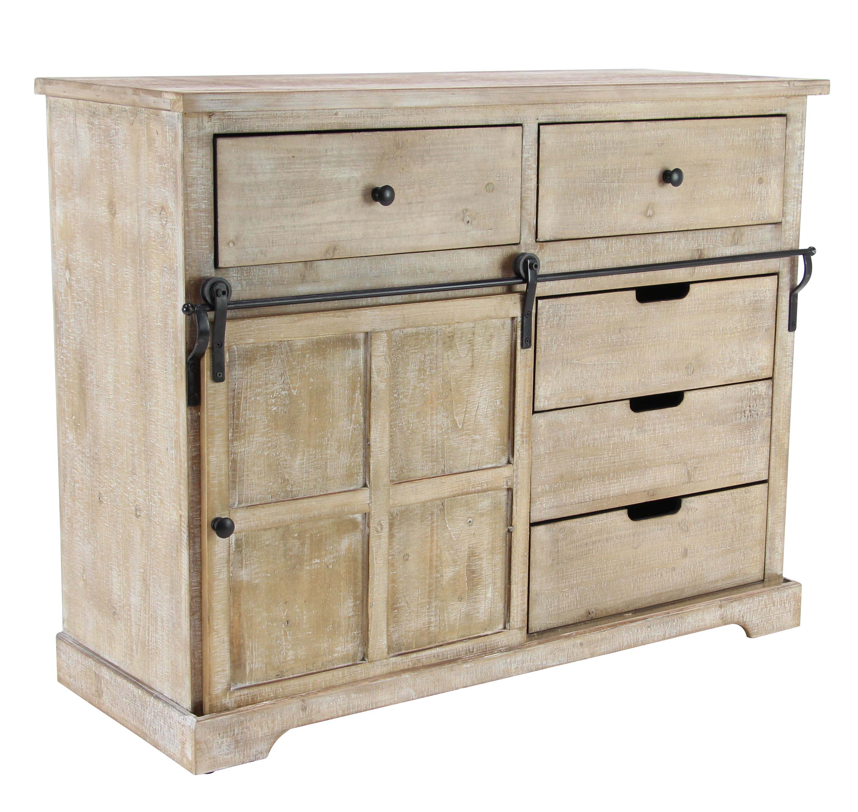 Gracie Oaks Chesterton 5 Drawer Accent 