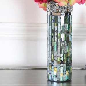 Bluebell Lit Mosaic Table vase