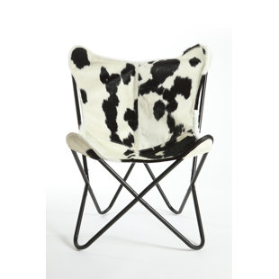 Go to store & view more images Foundry Select Cobham Butterfly Cowhide Lounge Chair