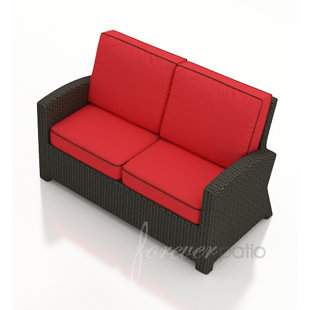 Shopping For Barbados Loveseat With Cushions By Forever Patio