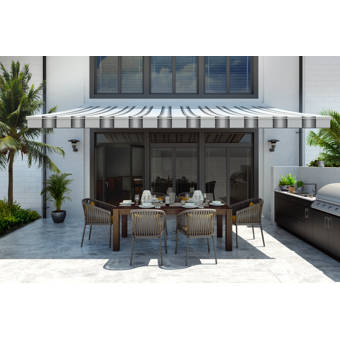 Sunsetter Motorsc Sunbrella Retractable Standard Patio Awning Wayfair