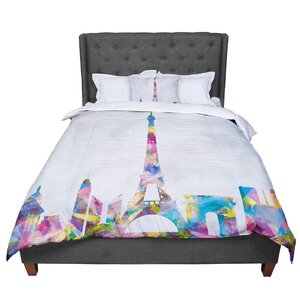 Mareike Boehmer Paris City Rainbow Comforter