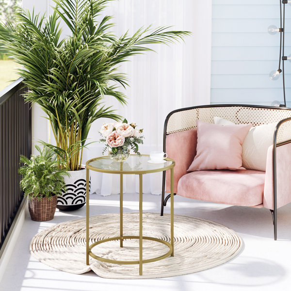 Beistelltisch Gold Wayfair De