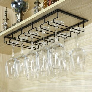 Estink Wine Rack,White Multifunctional Wall-Mounted Wine Stemware Glass Rack Cabinet Multi Bottle Holder 