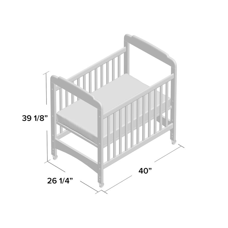 Foundations Next Gen Mini Portable Crib 