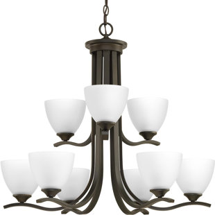 Go to store & view more images Van Reipen 9-Light Shaded Chandelier by Winston Porter
