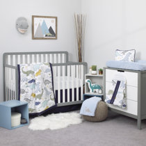 geometric cot bedding