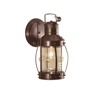 Best Juliette 1-Light Outdoor Wall Lantern By Breakwater Bay Outdoor Lighting Juliette 1-Light Outdoor Wall Lantern By Breakwater Bay Outdoor Lighting