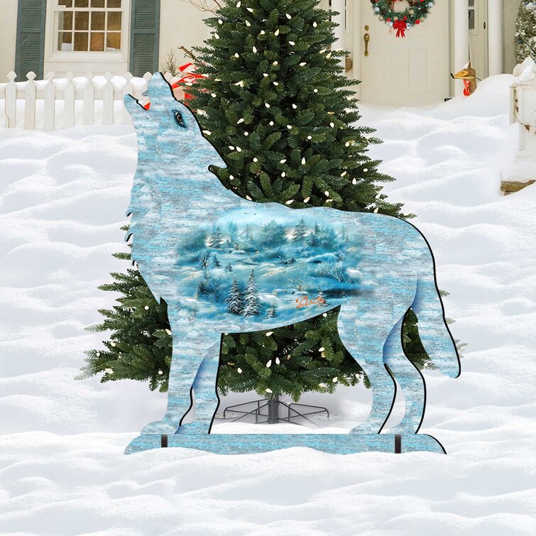 The Holiday Aisle Woodsy Deer Scenic Lawn Art 