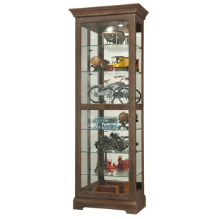 Go to store & view more images Darby Home Co Bricelyn Lighted Curio Cabinet